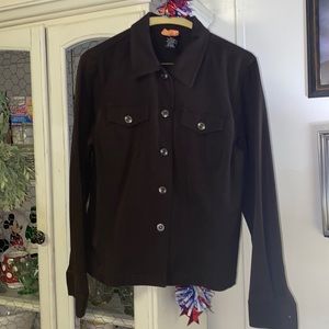 Very Nice Dark Brown Rafaella Blazer Jacket